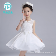 Kinder Party Kleid Mädchen Prinzessin Party Lace Baby Kleid für 3-12 Jahre formale weiße Model Wear